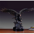 Eagle Eye Vigilance Award. 12-1/2"h x 21"w. Copper Finish Resin.